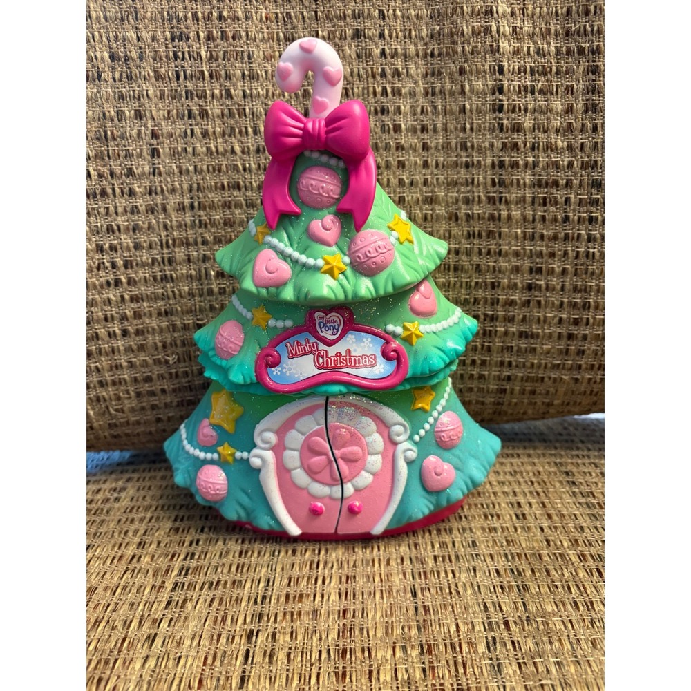 My Little Pony Minty Christmas Tree House Playset Hasbro 2006 G3 Holiday Toy